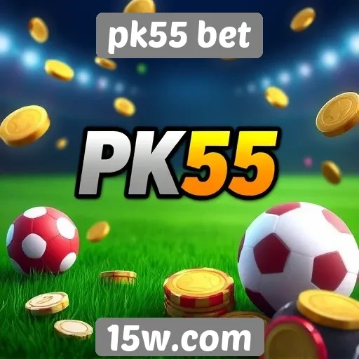 Variedade de jogos disponíveis no pk55 bet